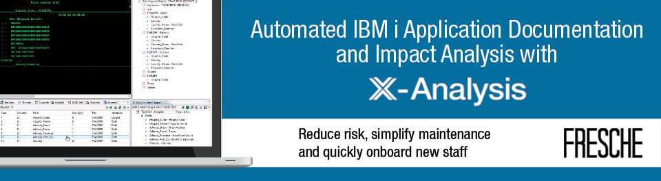 Automated IBM i application documentation and impact analysis with X-Analysis